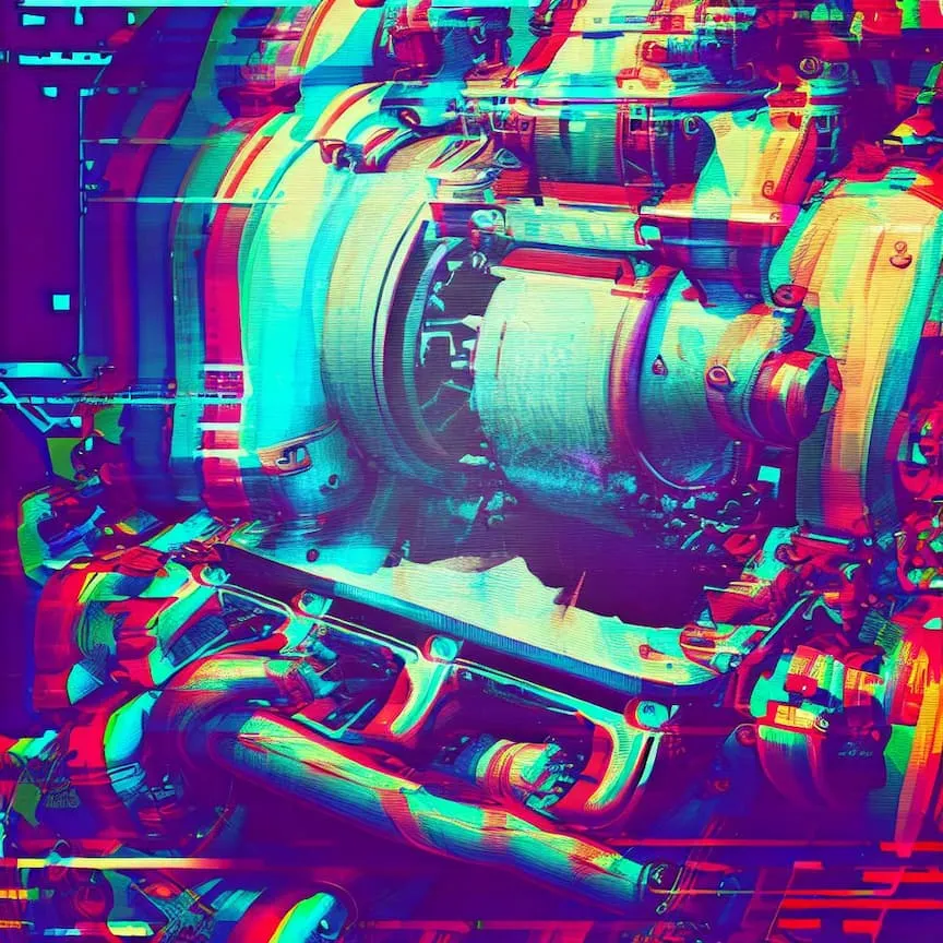 Abstract illustration of an engine